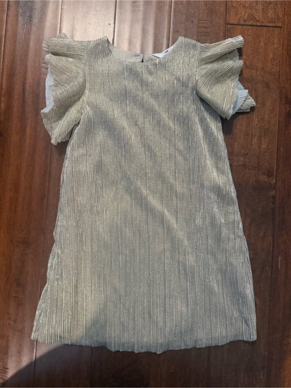H&M Gold Girls Dress (7)
